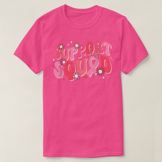 Survivor Breast Kanker Bewustheid Roze Ribbon Supp T-shirt (Design voorkant)