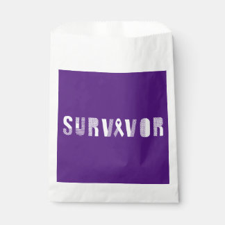 Survivor Cancer Ribbon Inspirerend Motivatie Bedankzakje