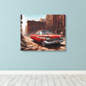 Survivor Canvas Afdruk (Insitu (Houten vloer))