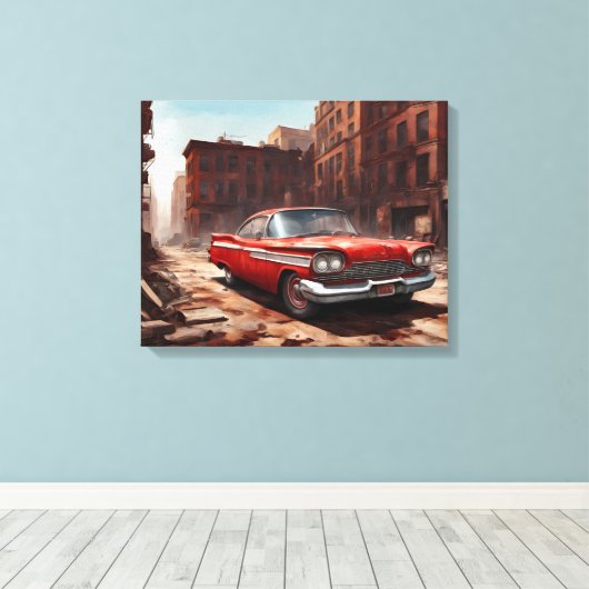 Survivor Canvas Afdruk (Insitu (Houten vloer))