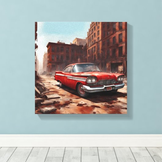 Survivor Canvas Afdruk (Insitu (Houten vloer))