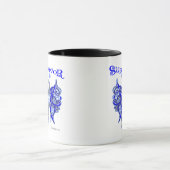 Survivor Celtic Butterfly - Colon Cancer Mok (Midden)