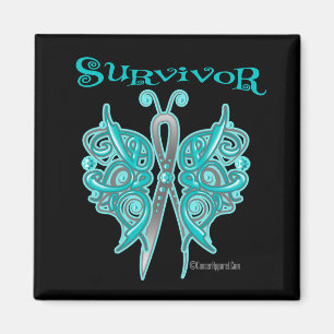 Survivor Celtic Butterfly - Gynaecologische kanker Magneet