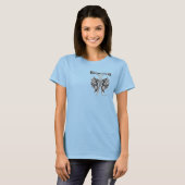 Survivor Celtic Butterfly - Melanoma T-shirt (Voorkant volledig)