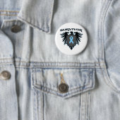 Survivor Crest For Prostate Cancer Survivors Ronde Button 5,7 Cm (In situ)
