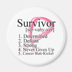 Survivor Definition - Borstkanker Magneet