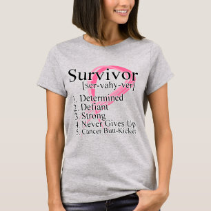 Survivor Definition - Borstkanker T-shirt
