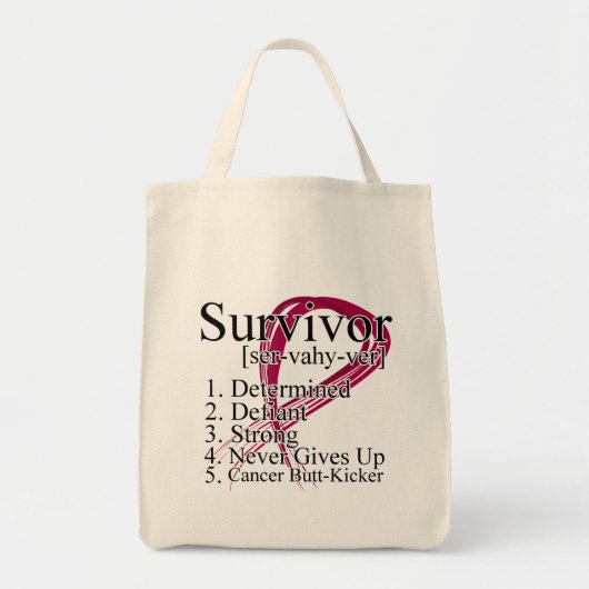 Survivor Definition - Multiple Myeloma Tote Bag (Voorkant)