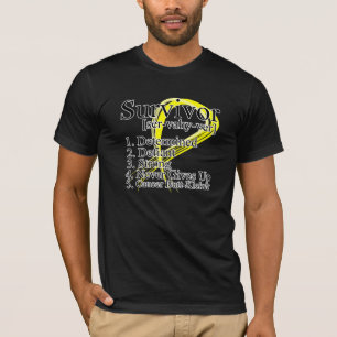 Survivor Definition - Testicular Cancer T-shirt