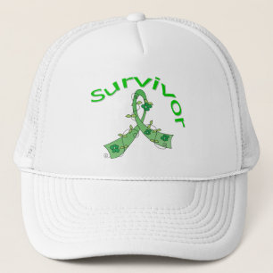 Survivor Flower Ribbon Traumatic Brain Letjury Trucker Pet