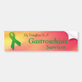 "Survivor" Gastroschisis Daughter Bumpersticker (Voorkant)