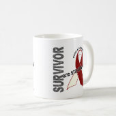 Survivor hoofd- en halskanker koffiemok (Voorkant rechts)