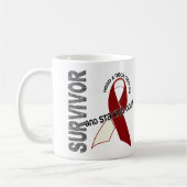 Survivor hoofd- en halskanker koffiemok (Links)