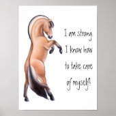 Survivor Horse Inspirerend Print (Voorkant)