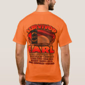 Survivor: Hurricane Earl - Buitenbanken T-shirt (Achterkant)