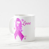Survivor Love Hope Cure Koffiemok (Voorkant links)
