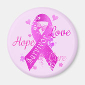 Survivor Love Hope Cure Magneet (Voorkant)