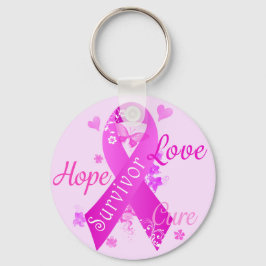 Survivor Love Hope Cure Sleutelhanger