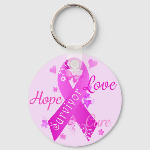 Survivor Love Hope Cure Sleutelhanger