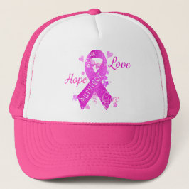 Survivor Love Hope Cure Trucker Pet