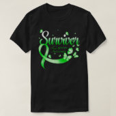 Survivor Lyme Awareness Butterfly T-shirt (Design voorkant)
