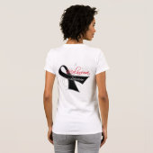 Survivor - Melanoma T-shirt (Achterkant volledig)