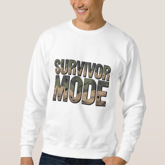 Survivor Mode Tank – Army Power Look (Voorkant)