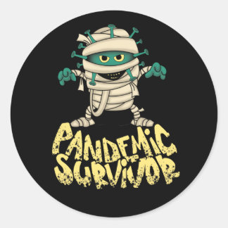 Survivor, Pandemic Survivor, Ronde Sticker