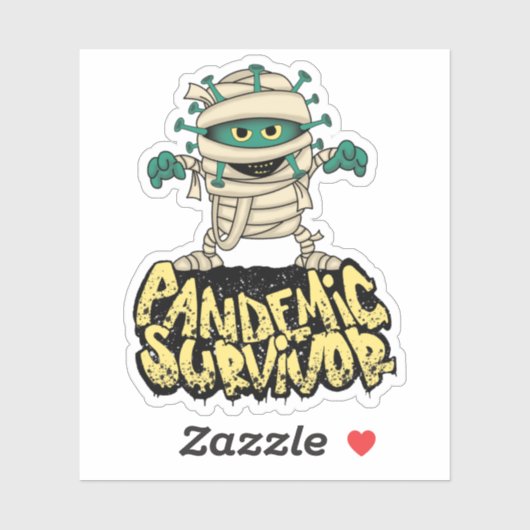 Survivor, Pandemic Survivor, Sticker (Vel)