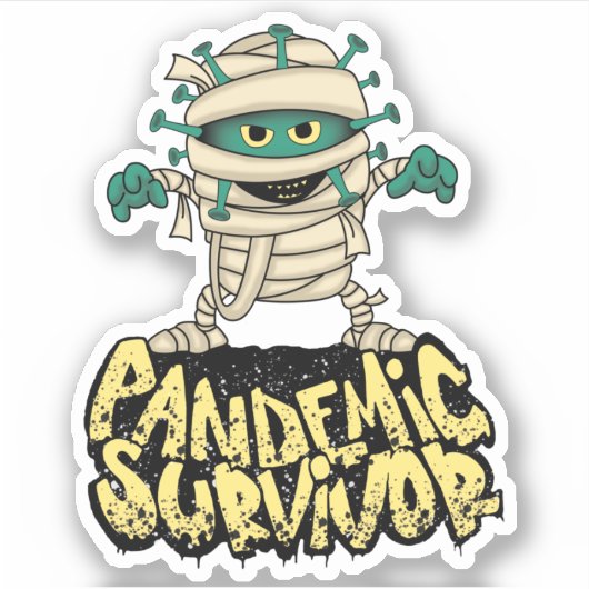 Survivor, Pandemic Survivor, Sticker (Voorkant)