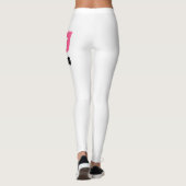 Survivor Pink Ribbon Breast Cancer Bewustheid Leggings (Achterkant)