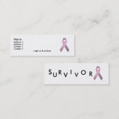 Survivor Profile Card Mini Visitekaartje (Voorkant / Achterkant)