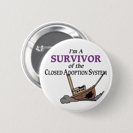 Survivor Ronde Button 5,7 Cm (Voorkant /achterkant)