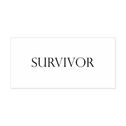 Survivor Stamp Rubberstempel (Afrduk)