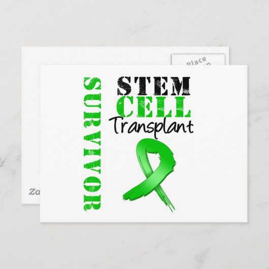 Survivor - Stem Cell Transplant Briefkaart (Voorkant / Achterkant)