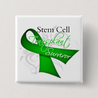 Survivor - Stem Cell Transplant Vierkante Button 5,1 Cm