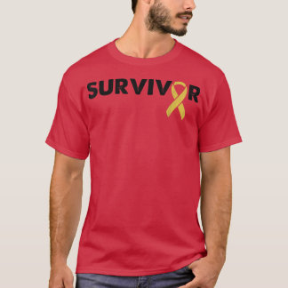 Survivor Support - Ribbon Childhood Cancer Awarene T-shirt