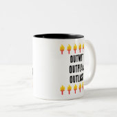 Survivor Tweekleurige Koffiemok (Voorkant rechts)