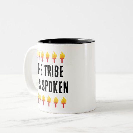 Survivor Tweekleurige Koffiemok (Voorkant links)