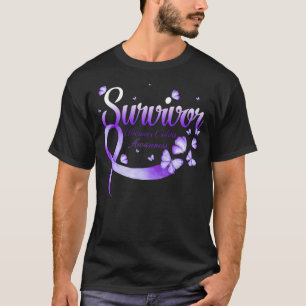 Survivor Ulceratieve Colitis Awareness Butterfly T-shirt