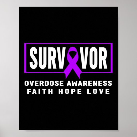 Survivor - Verslavingsbewustzijn Poster (Voorkant)