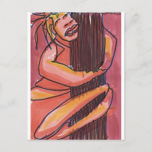 Survivor voor het beste leven briefkaart (Voorkant)