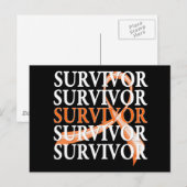 Survivor Whimsical Collage v2 Nierkanker Briefkaart (Voorkant / Achterkant)