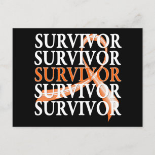 Survivor Whimsical Collage v2 Nierkanker Briefkaart