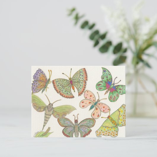 Survivors Hub Series #4 Butterflies Briefkaart (Staand voorkant)