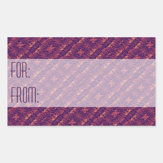 Suryasta Stripes Gift Label (Voorkant)