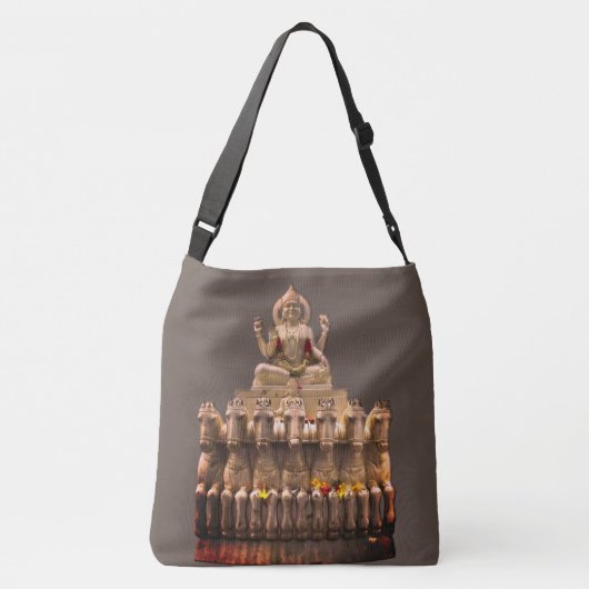 Suryia 7 Horses Chariot Crossbody Tas (Achterkant)