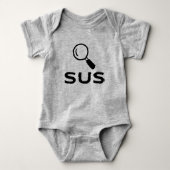 SUS Baby Bodysuit - Voor de kleinste verdachte (Voorkant)