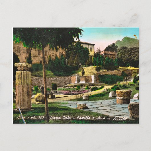 Sus, kasteel en boog van Augustus Briefkaart (Voorkant)