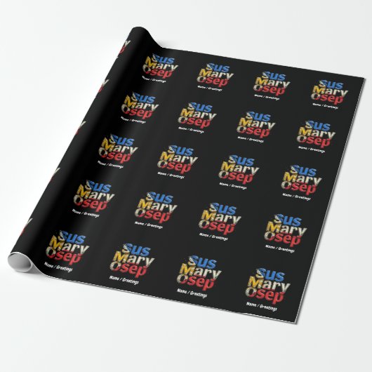 Sus Mary Osep Filipino Pride  Cadeaupapier (Uitgerold)